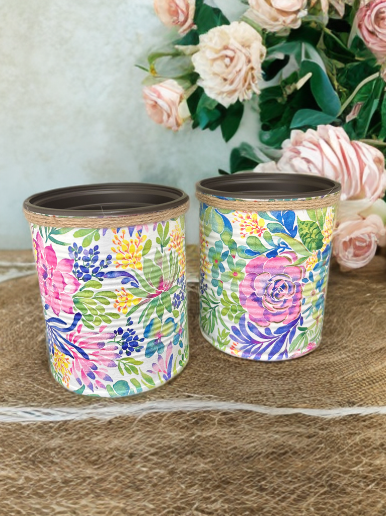 Pastel Bloom Indoor House Plant Pot - 10cm