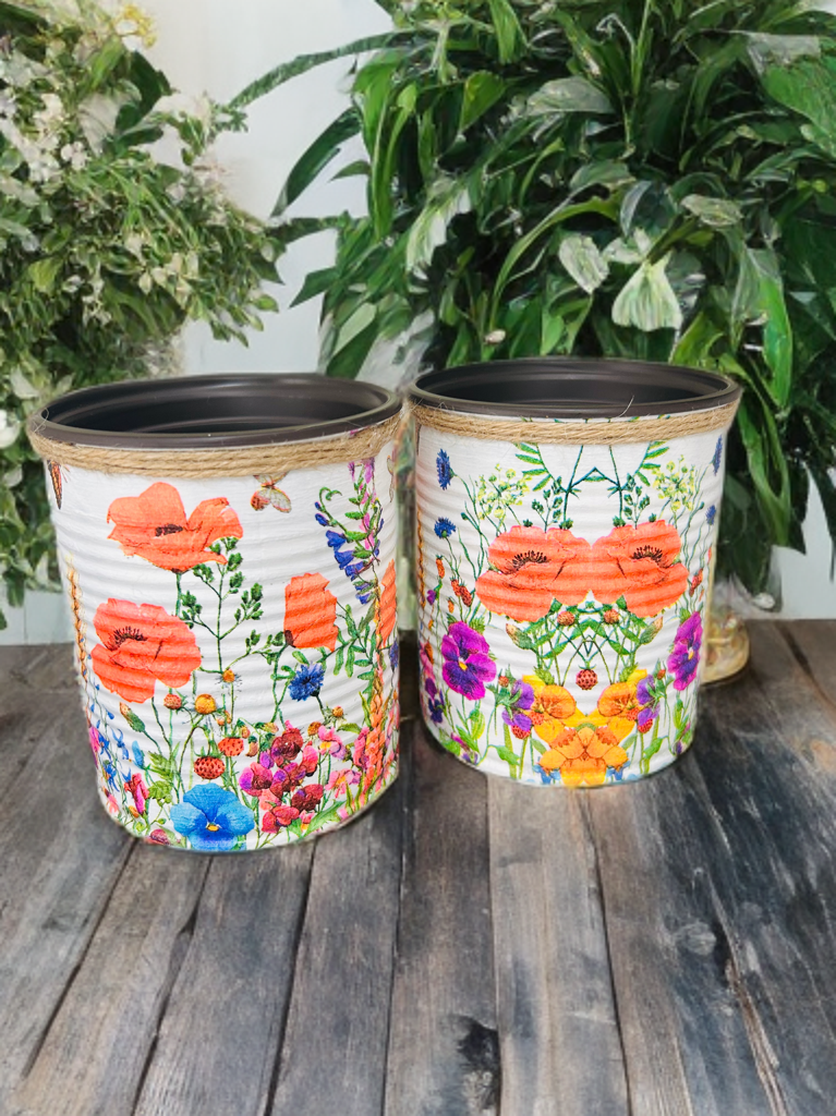 Vibrant Meadow Indoor House Plant Pot - 10cm