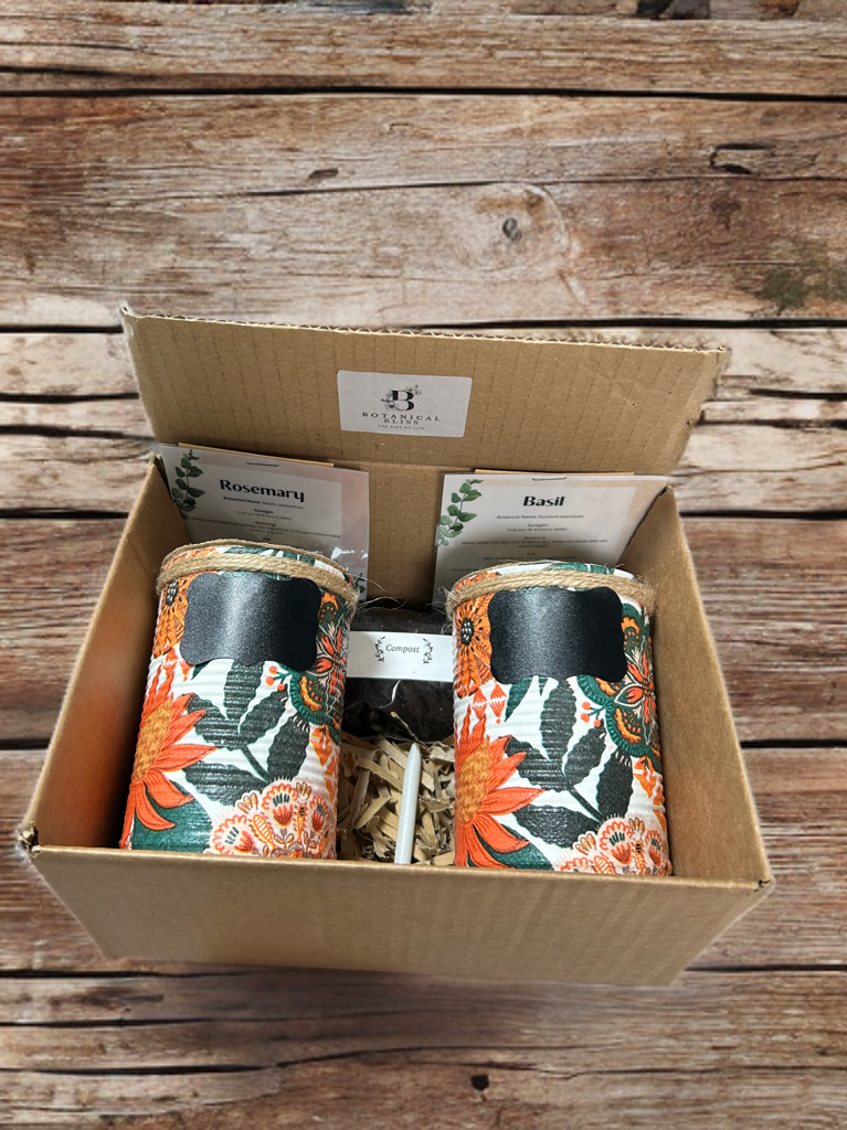 Geometrical Bloom Grow Your Own Herb Garden Gift Set