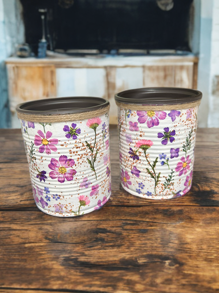 Lilac Wildflower Indoor House Plant Pot - 10cm