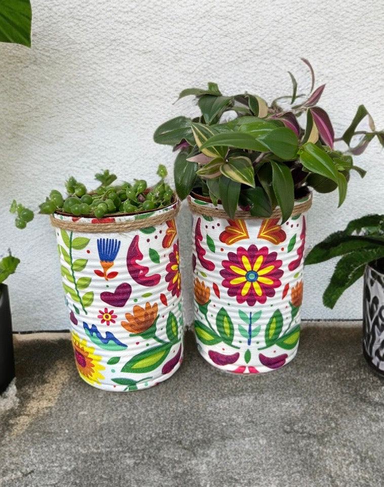 Folk Floral Grow Your Own Herb Garden Gift Set