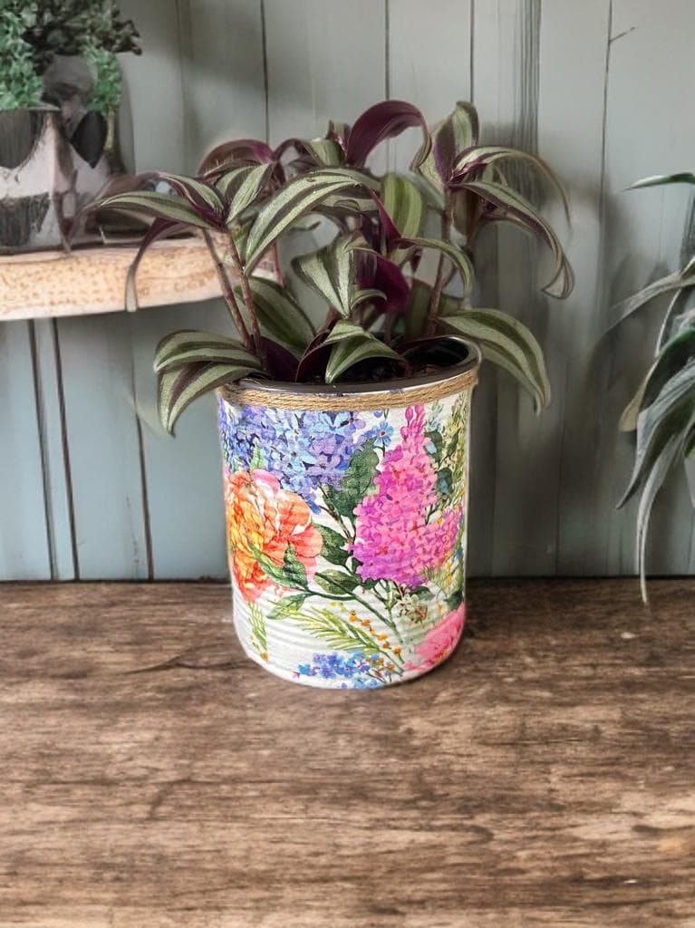 Vibrant Wildflower Plant Pot - 10cm