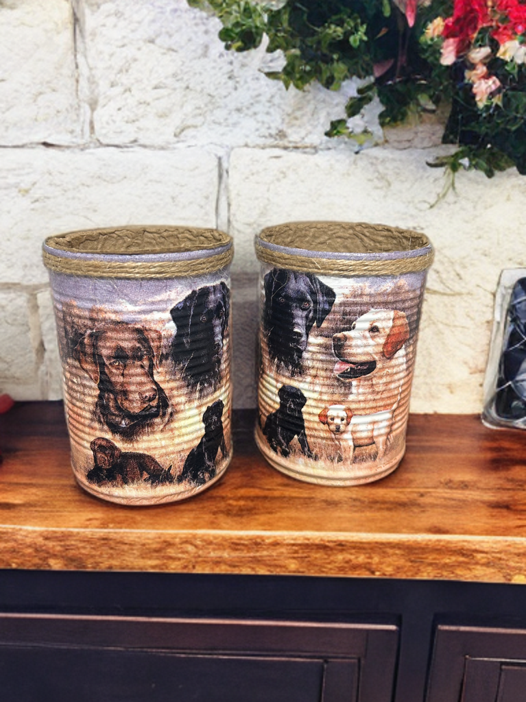 Labrador Puppy Dog Grow Your Own Herbs Gift Set