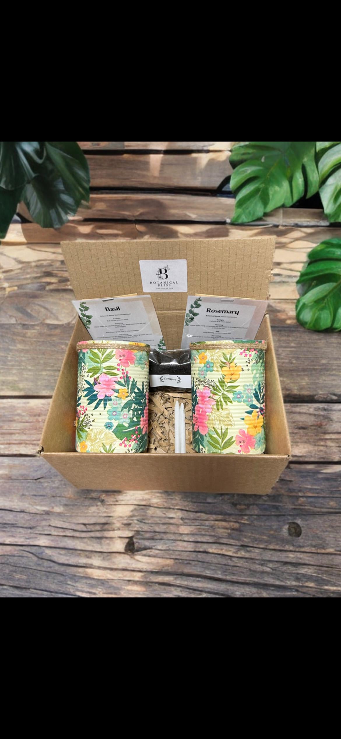 Hawaiian Tropical Grow Your Own Herbs Gift Set