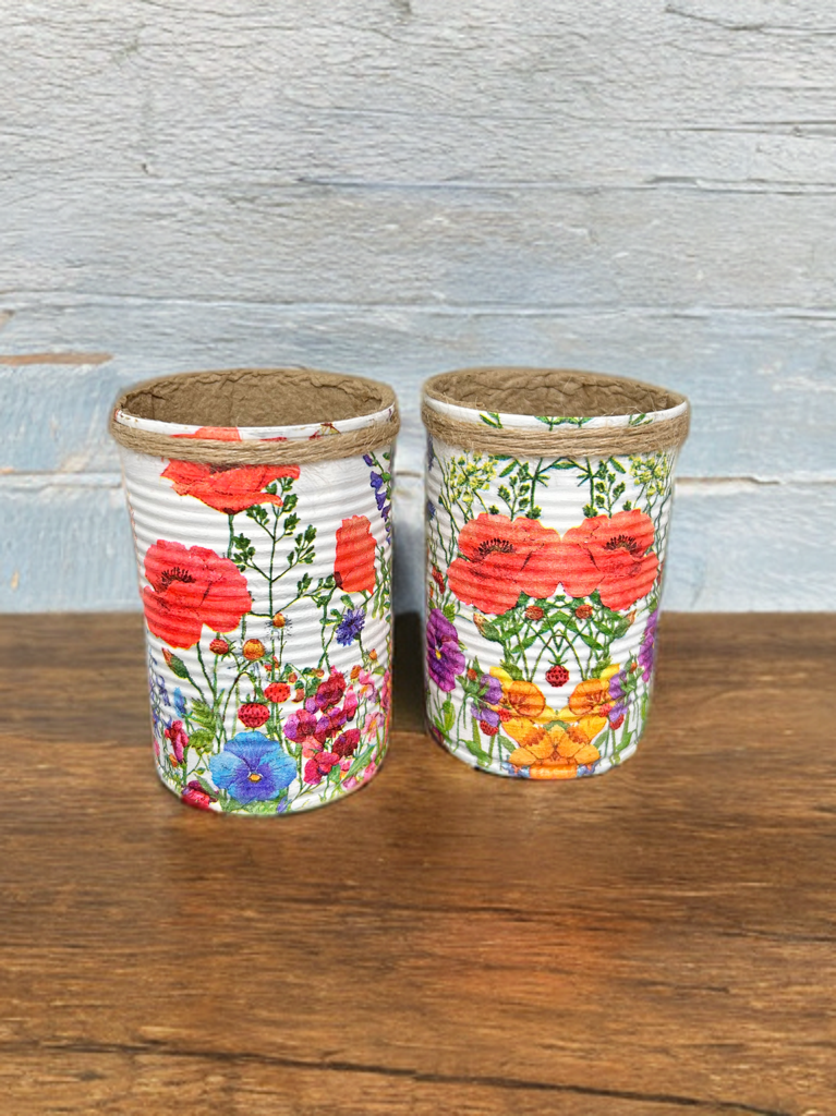 Vibrant Floral Meadow Grow Your Own Herbs Garden Gift Set
