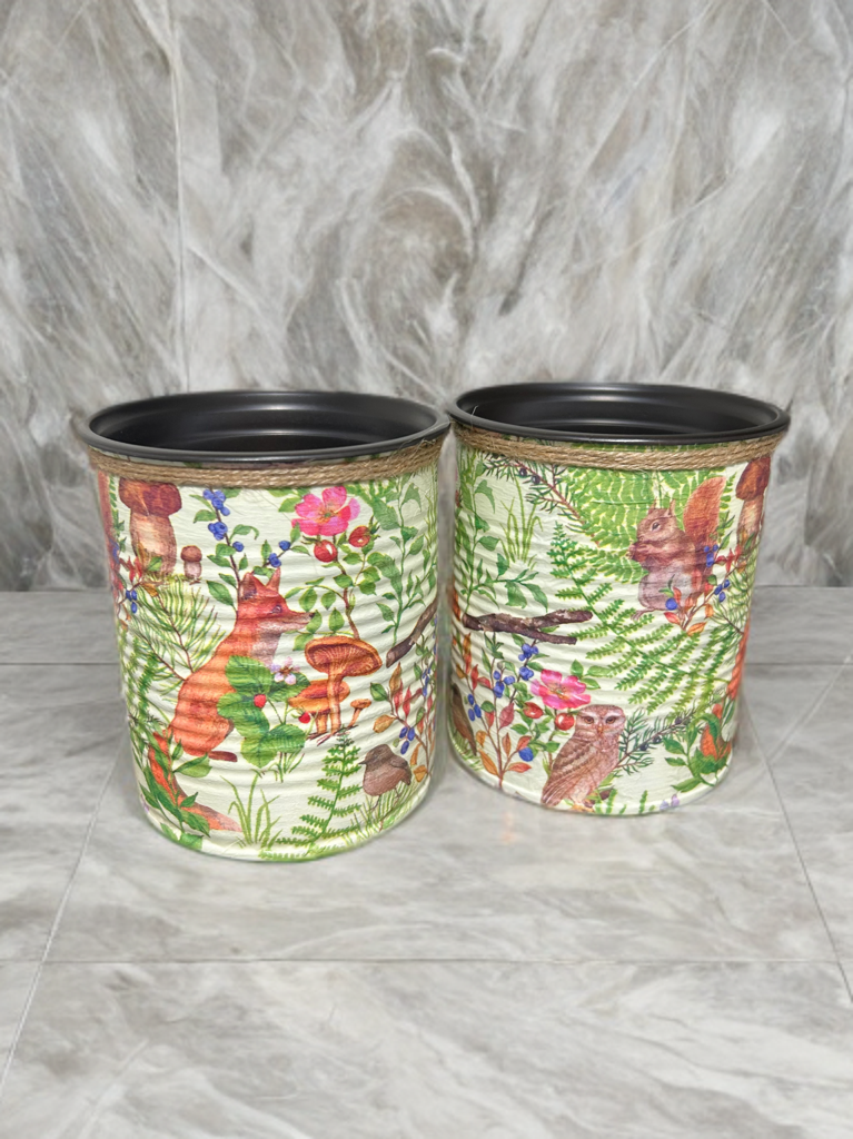 Sage Green Woodland Indoor Plant Pot - 10cm