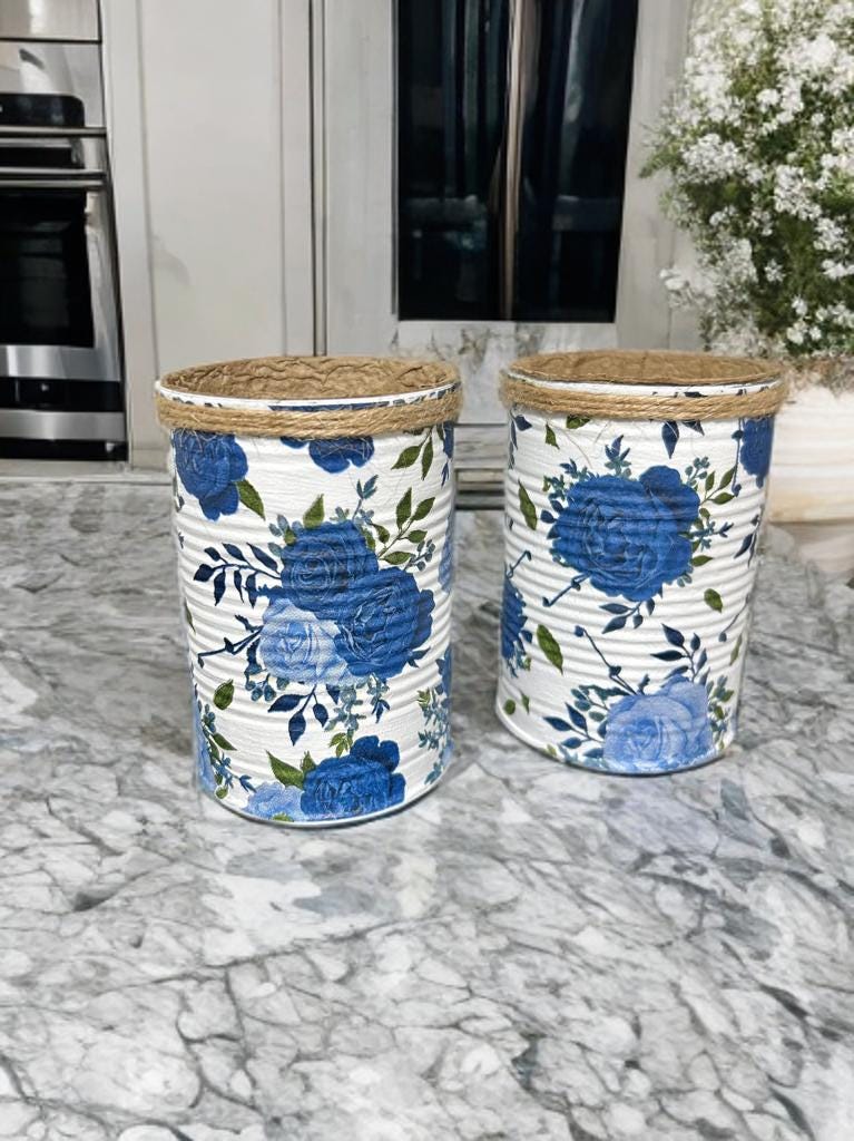 Navy Rose Grow Your Own Herbs Gift Set