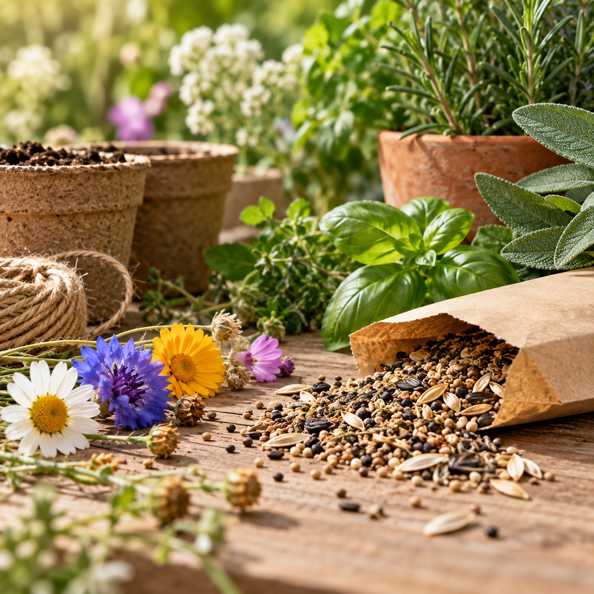 Herb & Wildflower Seed Bundle
