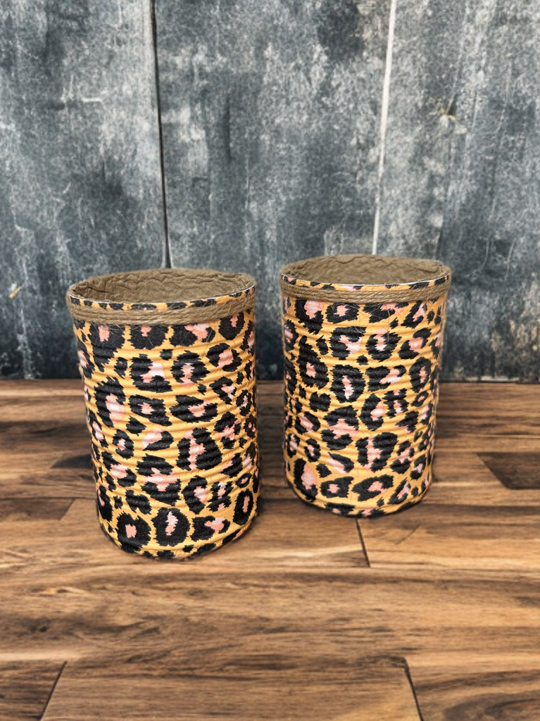 Leopard Print Grow Your Own Herb Garden Gift Set