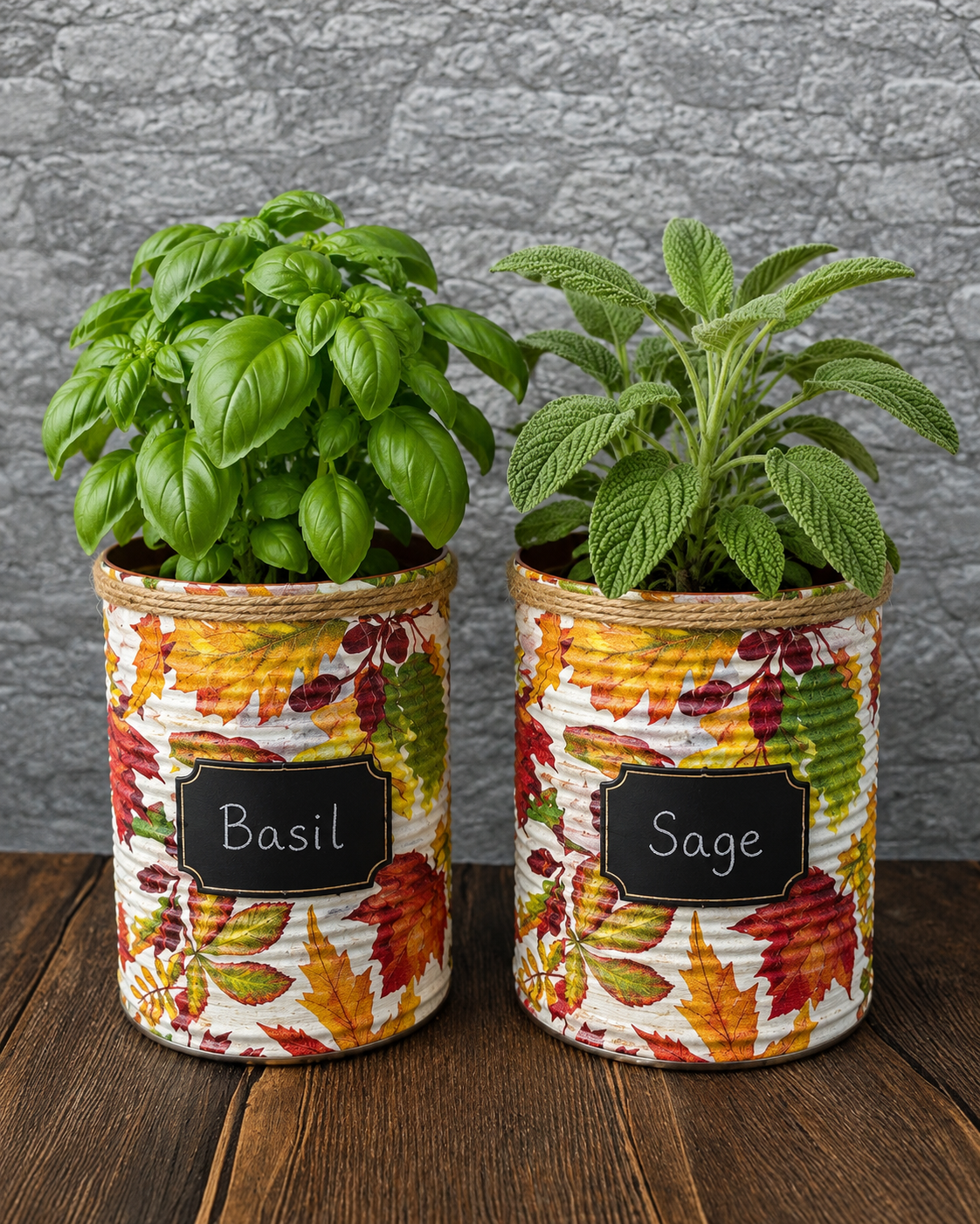 Navy Nature Leaf Umweltfreundliches Kräutergarten-Geschenkset – Ziehen Sie Ihre eigenen Kräuter in recycelten Töpfen, perfektes Geschenk für Gartenliebhaber! Kräuter für die Fensterbank