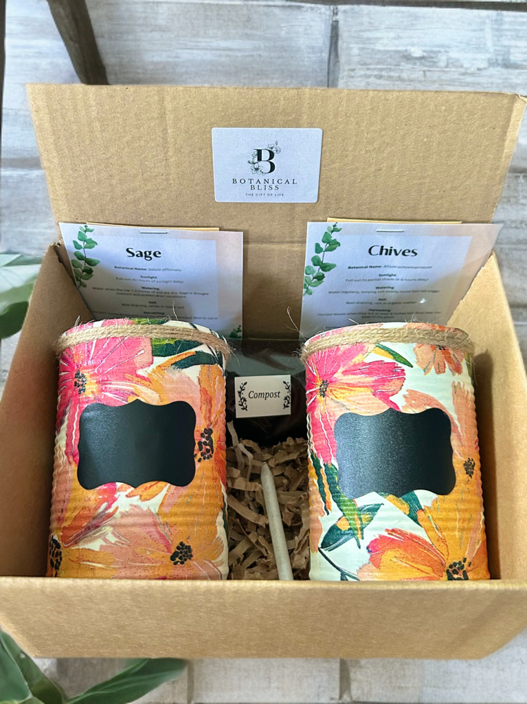 Golden Hour Garden Grow Your Own Herb Garden Gift Set
