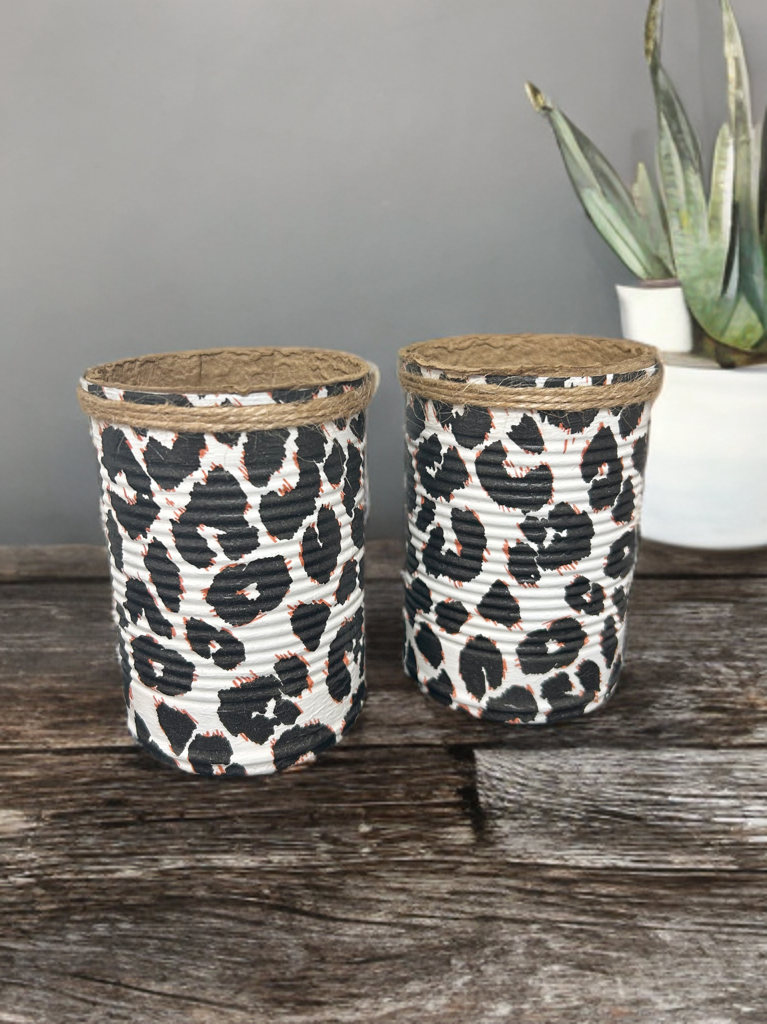 Leopard Print Grow Your Own Herb Garden Gift Set