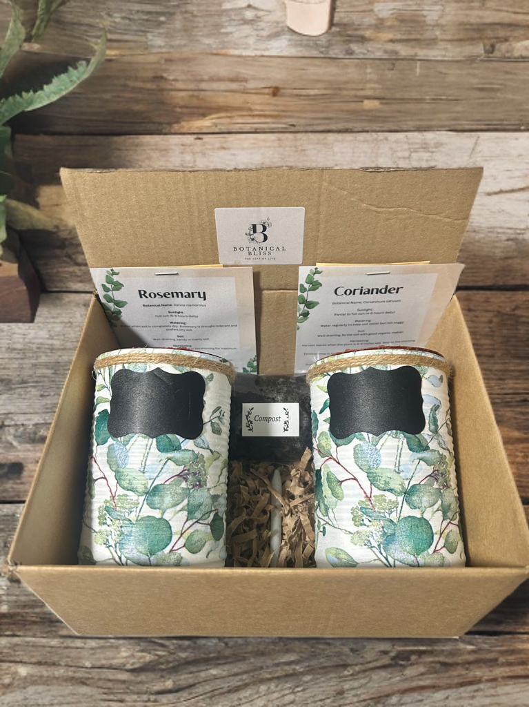 Eucalyptus Floral Grow Your Own Herb Garden Gift Set