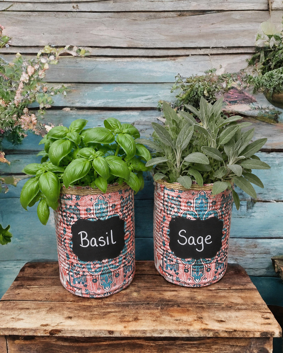 Boho Mandela Grow Your Own Herb Garden Gift Set