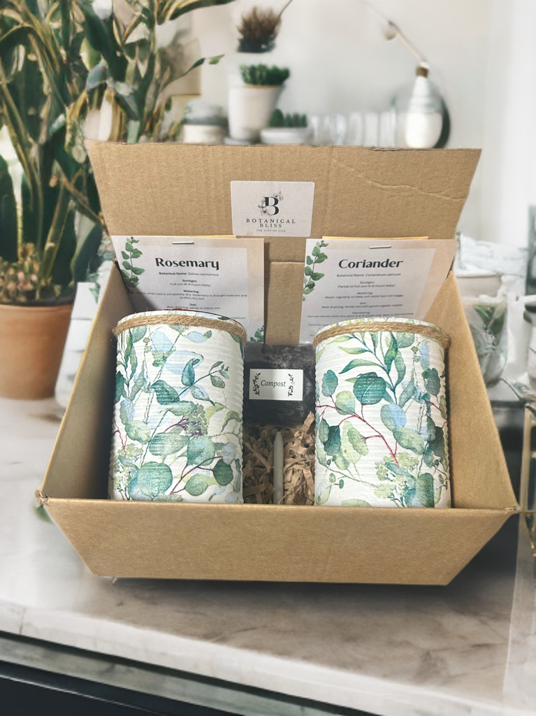 Eucalyptus Floral Grow Your Own Herb Garden Gift Set
