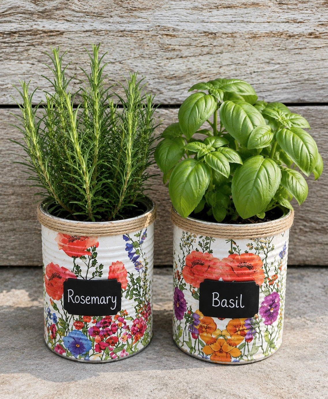 Lebhaftes Blumenwiesen-Kräutergarten-Geschenkset zum Selbstanbauen