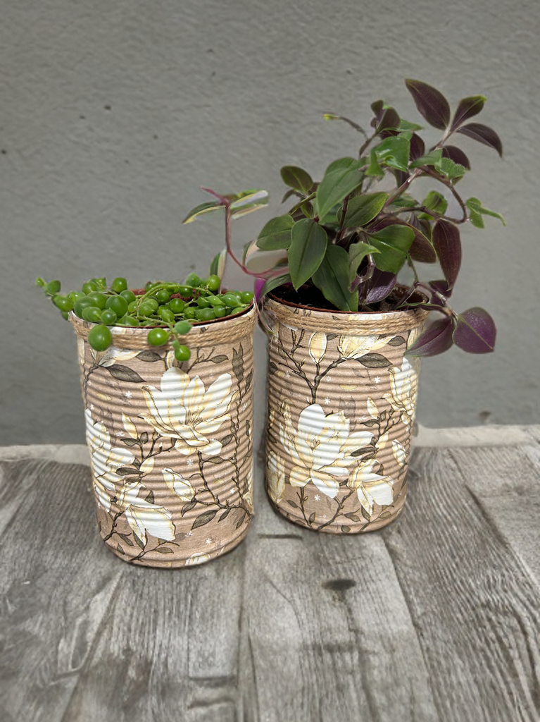 Cream & Mocha Grow Your Own Herb Garden Gift Set
