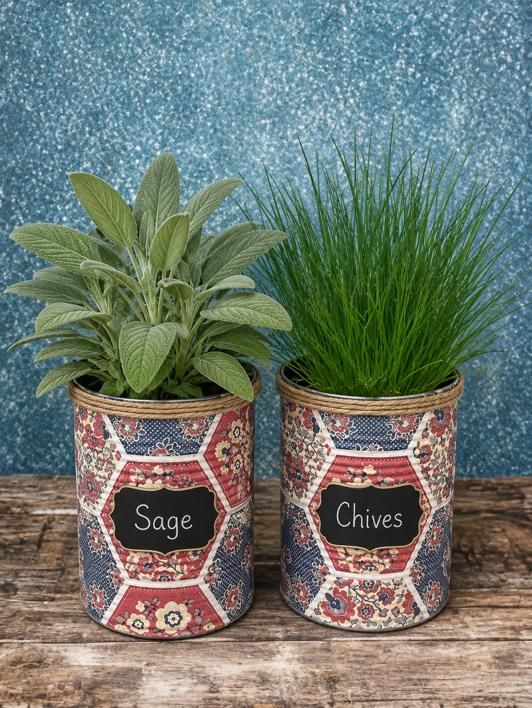 Patchwork Grow Your Own Herb Garden Gift Set