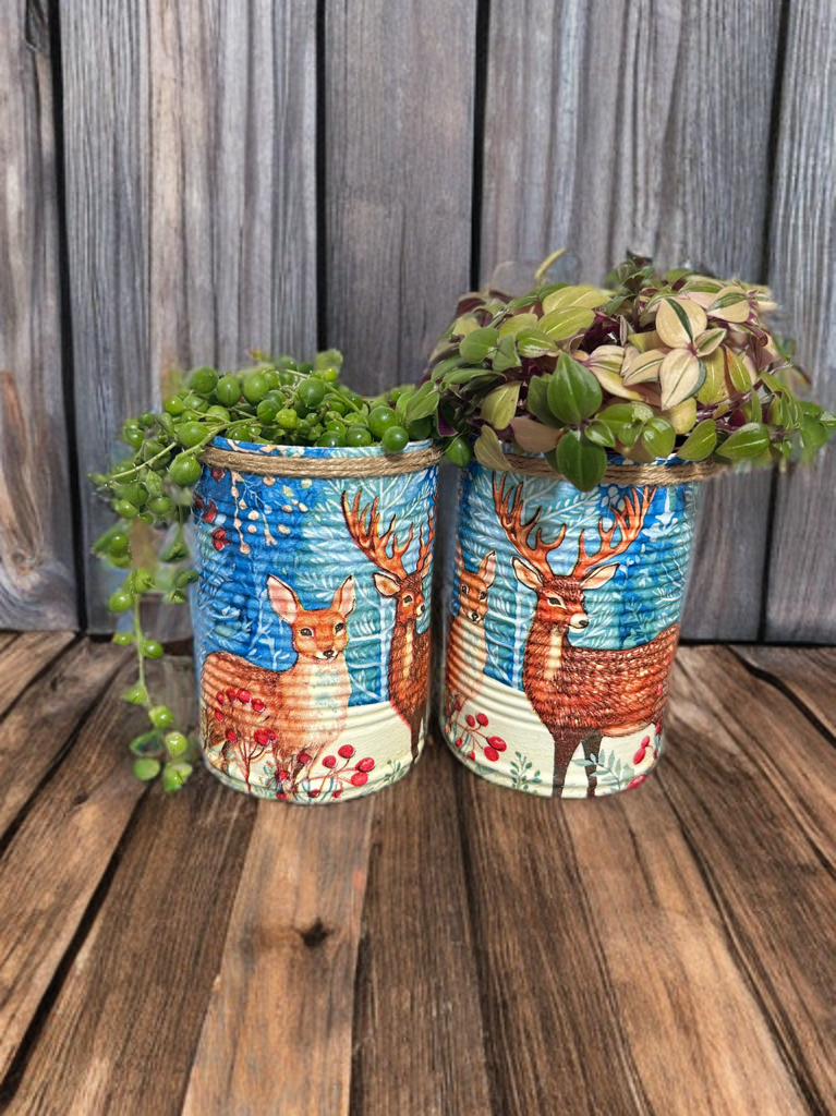 Winter Woodland Deer Grow Your Own Herb Garden Gift Set