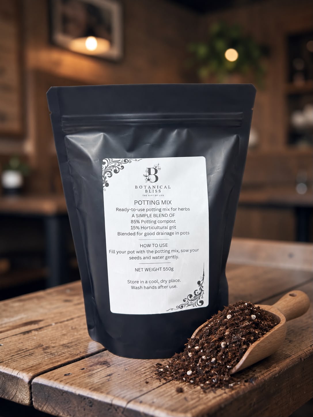Botanical Bliss Potting Mix – 550 g